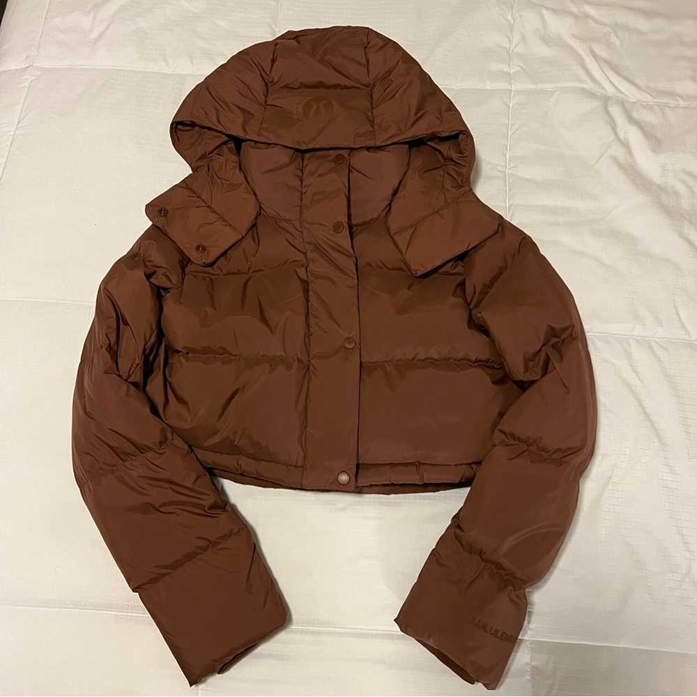 Lululemon wunder puff super crop jacket